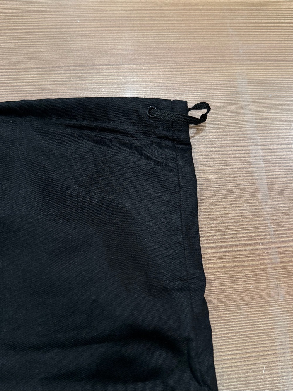 Saint Laurent YSL Black Cotton Purse Cloth Lined Drawstring Dust Bag 19"Lx 20"W - Picture 4 of 6